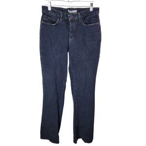 LEE Slender Secret Womens Size 8 Blue Solid Boot Cut Jeans